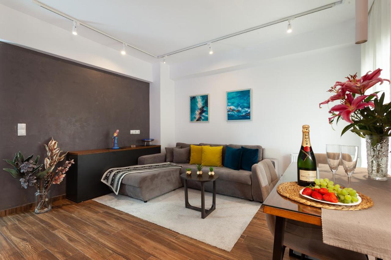 Seaside Apartment By Flisvos Marina Athen Exterior foto